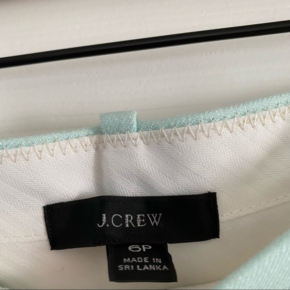J Crew | Stretch Linen Blend Cropped Peyton Pants Size 6P - Picture 4 of 5